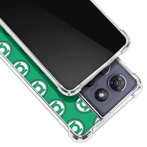 DC Comics Green Lantern Logo Pattern Moto G Play 5G (2025) Clear Case